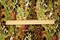 Green-Brown-Multi Poly Abstract Animal Printed Textured Crepe Woven Fabric By the Yard